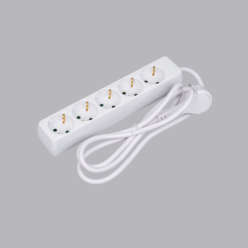 LOB-05L Multipresa a 5 vie di forma rettangolare di tipo tedesco con multipresa con anello di trazione